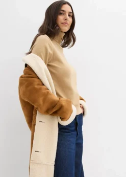 Damen bonprix Pullover & Strickjacken|Basics|Basic Rollkragenpullover