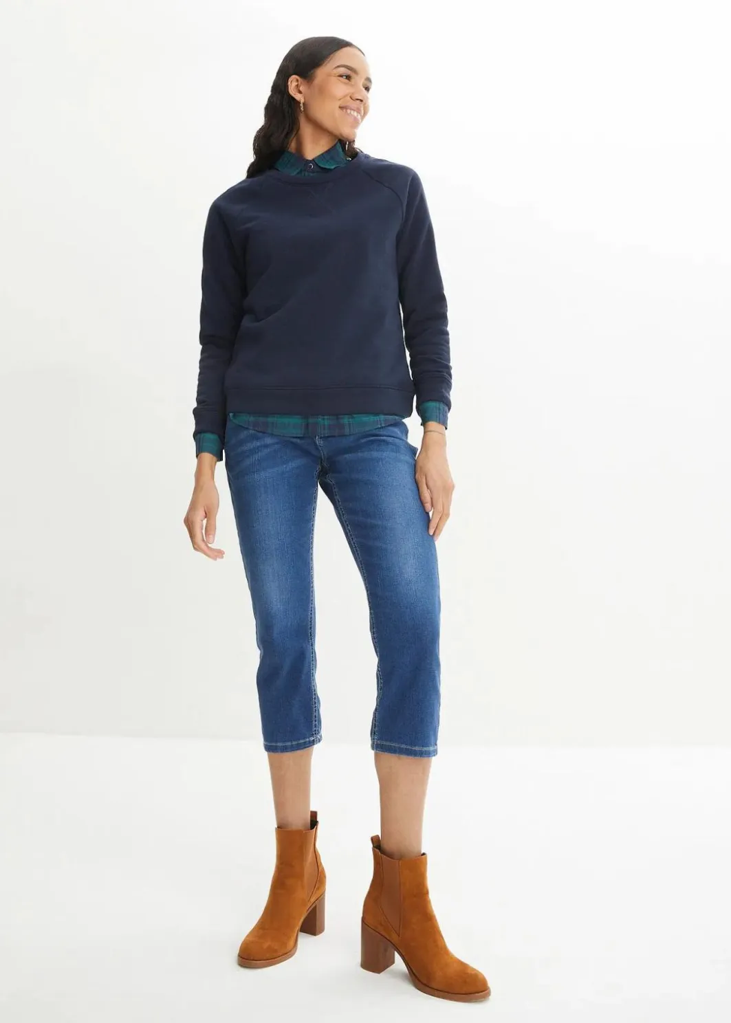 Damen bonprix Sweat|Basics|Basic Sweatshirt