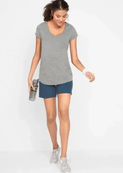 Damen bonprix Nachhaltigere Materialien|Umstandsmode|Basic Umstandsshirts aus Bio-Baumwolle, (2er-Pack)