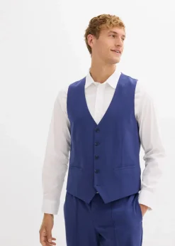 Herren bonprix Große Größen|Anzüge & Sakkos|Baukasten Anzugweste, Regular Fit
