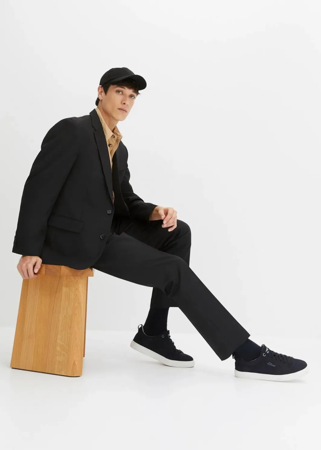Herren bonprix Große Größen|Anzüge & Sakkos|Baukasten-Anzugshose, Regular Fit