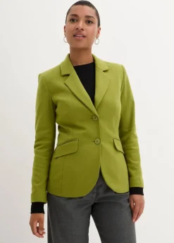 Hot Baumwoll Jersey-Blazer Damen Blazer|Bekleidung·Basics