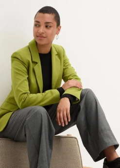 Hot Baumwoll Jersey-Blazer Damen Blazer|Bekleidung·Basics