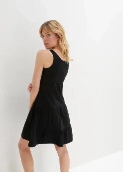 Damen bonprix Kleider|Bekleidung·Pullover & Strickjacken|Baumwoll Jerseykleid, kurz