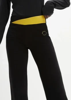 New Baumwoll Sporthose mit Stretch, Bootcut Damen Hosen|Sportbekleidung