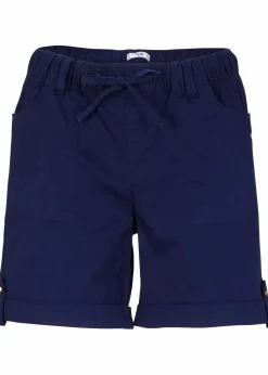 New Baumwoll-Bermuda mit Gummibund Damen Hosen|Shorts