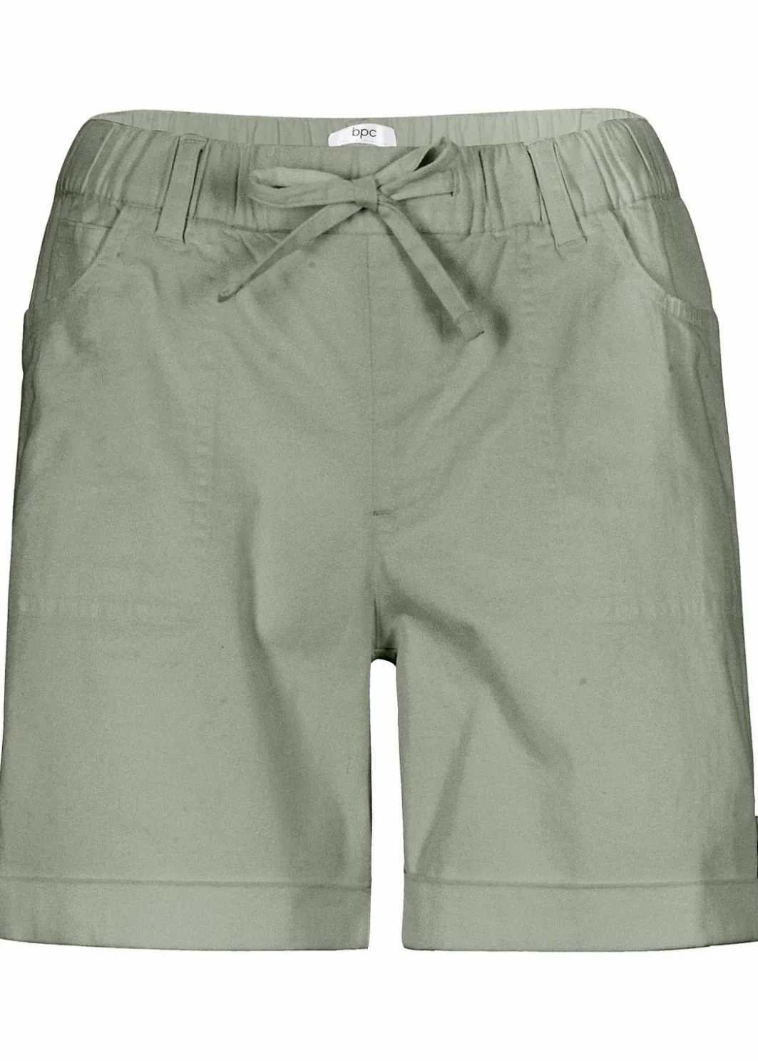 Outlet Baumwoll-Bermuda mit Gummibund Damen Bekleidung·Outdoorbekleidung|Bekleidung·Kleider