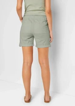 Outlet Baumwoll-Bermuda mit Gummibund Damen Bekleidung·Outdoorbekleidung|Bekleidung·Kleider