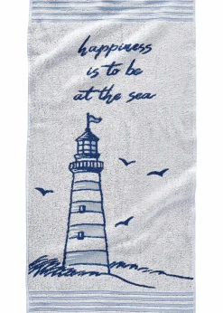 Sale Baumwollhandtuch mit Leuchtturm Handtücher