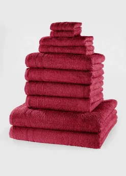 bonprix Handtücher|Baumwollhandtuch Set (10-tlg. Set)
