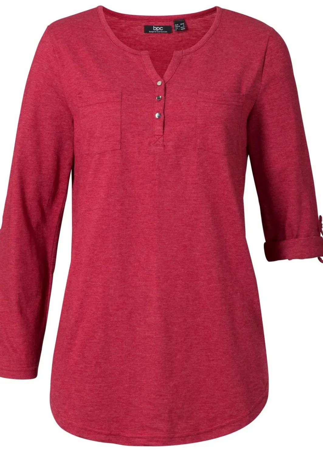 Best Baumwoll-Henleyshirt mit Knopfleiste Damen Shirts & Tops