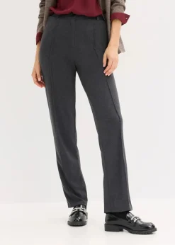 Online Baumwoll-Jersey-Hose mit Biesen Damen Bekleidung·Kleider|Hosen