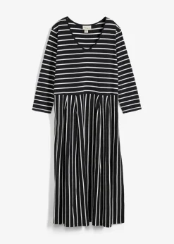 Damen bonprix Bekleidung·Pullover & Strickjacken|Kleider|Baumwoll-Jerseykleid, Midilänge