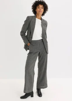 Damen bonprix Shirts & Tops|Baumwoll-Langarmshirt mit Ärmeln aus Popeline