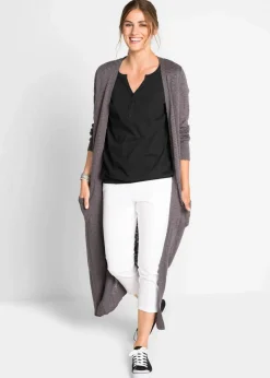 Damen bonprix Shirts & Tops|Baumwoll-Shirt, Kurzarm