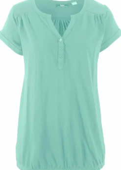 Outlet Baumwoll-Shirt, Kurzarm Damen Shirts & Tops