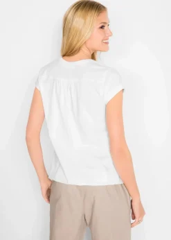 Outlet Baumwoll-Shirt, Kurzarm Damen Shirts & Tops