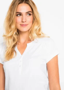 Outlet Baumwoll-Shirt, Kurzarm Damen Shirts & Tops