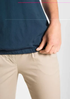 Damen bonprix Shirts & Tops|Baumwoll-Shirt, Kurzarm