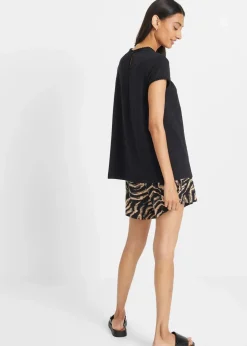 New Baumwoll-Shirt mit Spitze Damen Shirts & Tops