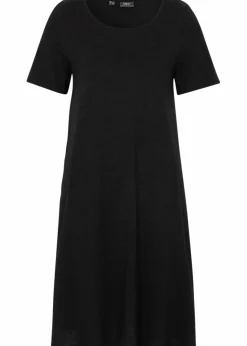 Damen bonprix Kleider|Baumwoll-Shirtkleid aus Flammgarn