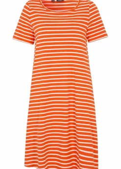 Hot Baumwoll-Shirtkleid aus Flammgarn Damen Kleider