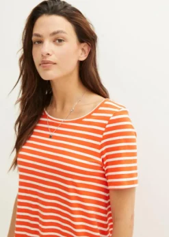 Hot Baumwoll-Shirtkleid aus Flammgarn Damen Kleider