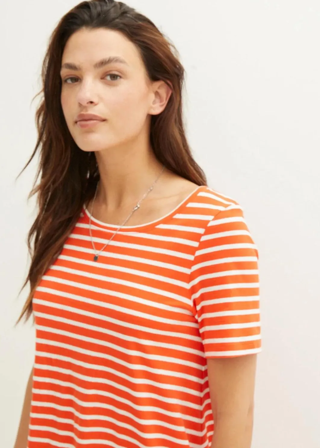 Hot Baumwoll-Shirtkleid aus Flammgarn Damen Kleider