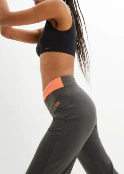 Online Baumwoll-Sporthose, Bootcut (2er Pack) Damen Hosen|Sportbekleidung