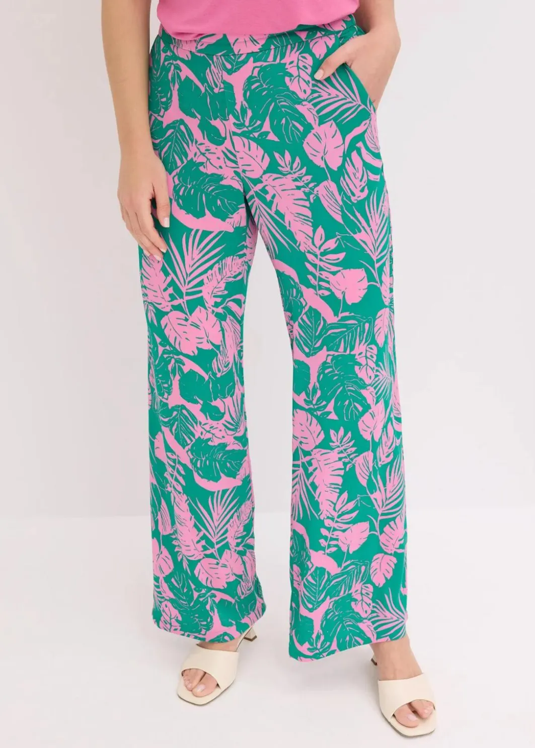 Damen bonprix Bekleidung·Kleider|Hosen|bedruckte Hose