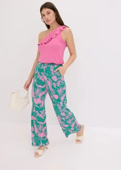 Damen bonprix Bekleidung·Kleider|Hosen|bedruckte Hose