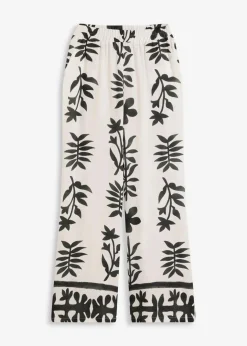 Best bedruckte Hose aus fließender Viskose Damen Bekleidung·Kleider|Hosen