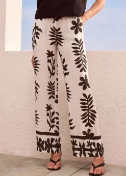 Best bedruckte Hose aus fließender Viskose Damen Bekleidung·Kleider|Hosen