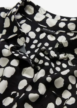 Damen bonprix Blusen & Tuniken|Nachhaltigere Materialien|Bedruckte Longbluse aus nachhaltiger Viskose
