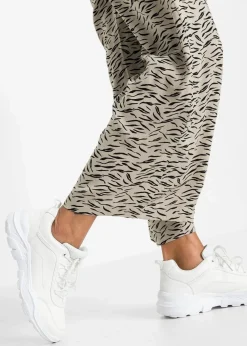 Damen bonprix Bekleidung·Kleider|Hosen|Bedruckte Palazzo-Hose