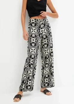 New bedruckte Schlupfhose Damen Bekleidung·Kleider|Hosen