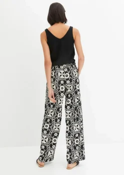 New bedruckte Schlupfhose Damen Bekleidung·Kleider|Hosen