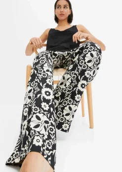 New bedruckte Schlupfhose Damen Bekleidung·Kleider|Hosen