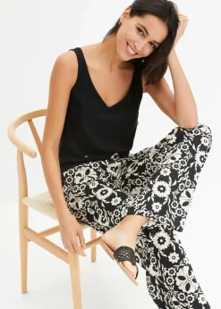 New bedruckte Schlupfhose Damen Bekleidung·Kleider|Hosen