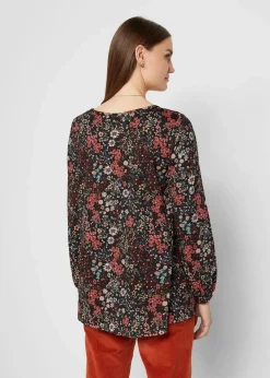 Online Bedruckte Shirt-Tunika aus Baumwolle Damen Shirts & Tops