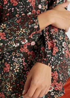 Online Bedruckte Shirt-Tunika aus Baumwolle Damen Shirts & Tops