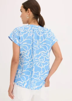Damen bonprix Bekleidung·Jacken & Mäntel|Blusen & Tuniken|bedruckte Tunikabluse