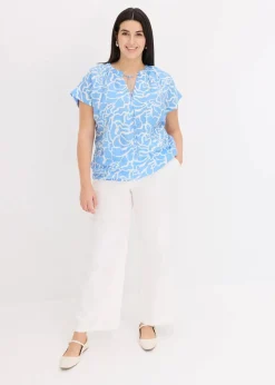 Damen bonprix Bekleidung·Jacken & Mäntel|Blusen & Tuniken|bedruckte Tunikabluse