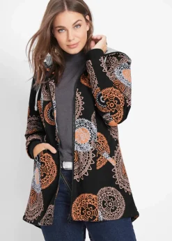 Online Bedruckter Baumwoll-Parka mit Kapuze Damen Bekleidung·Hosen|Jacken & Mäntel