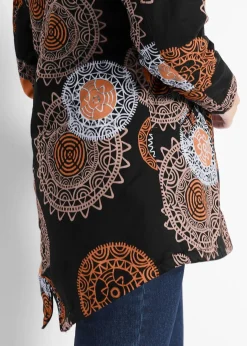 Online Bedruckter Baumwoll-Parka mit Kapuze Damen Bekleidung·Hosen|Jacken & Mäntel
