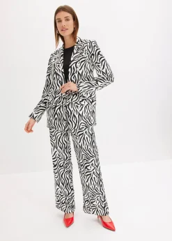 Damen bonprix Zweiteiler & Sets|Blazer|bedruckter Blazer