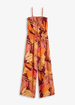 Hot bedruckter Jumpsuit aus fließender Viskose Damen Bekleidung·Homewear|Jumpsuits