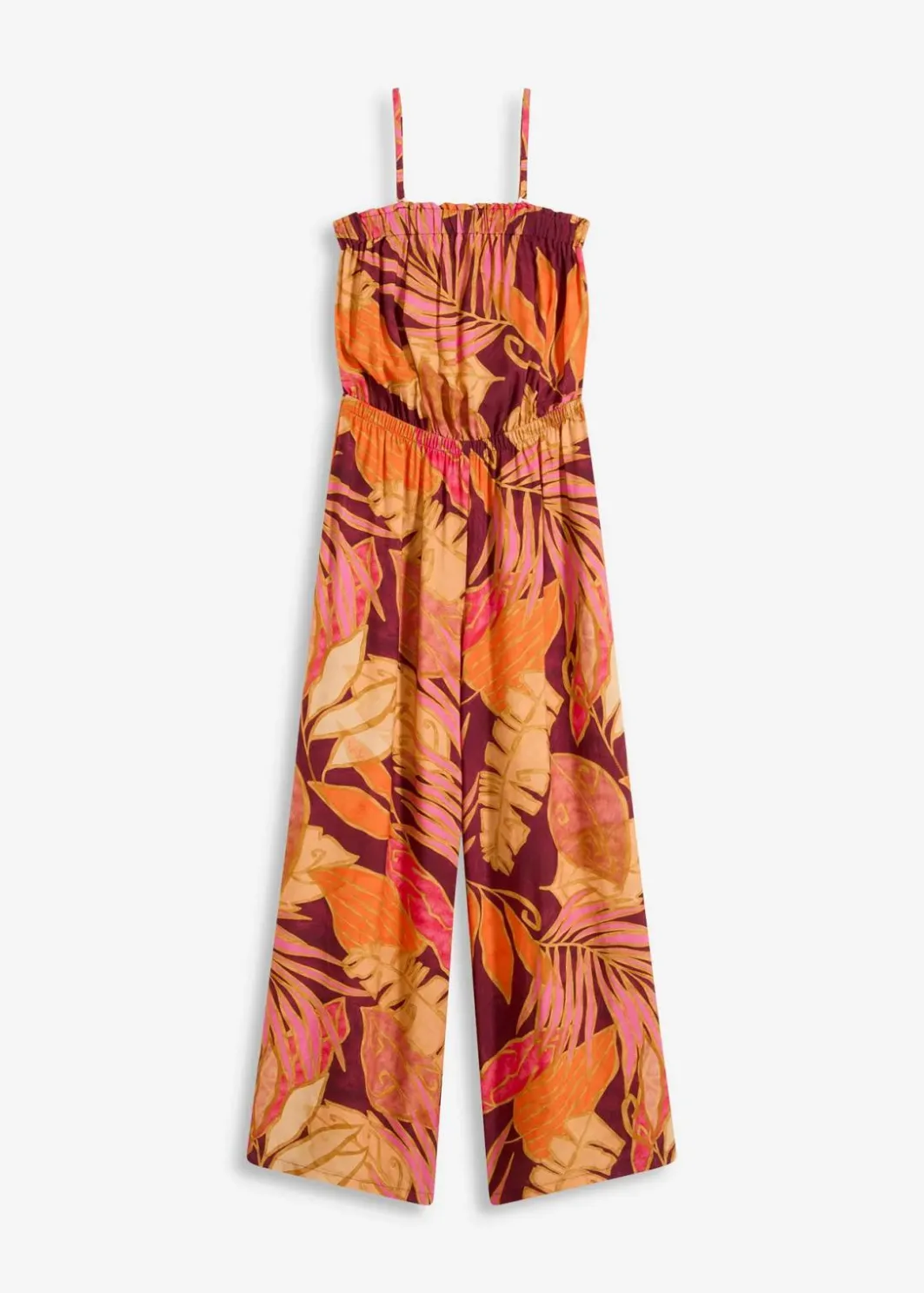 Hot bedruckter Jumpsuit aus fließender Viskose Damen Bekleidung·Homewear|Jumpsuits