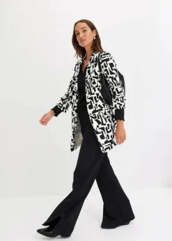 Damen bonprix Bekleidung·Basics|Blazer|bedruckter Longblazer