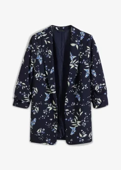 Outlet Bedruckter Longblazer Damen Bekleidung·Basics|Blazer
